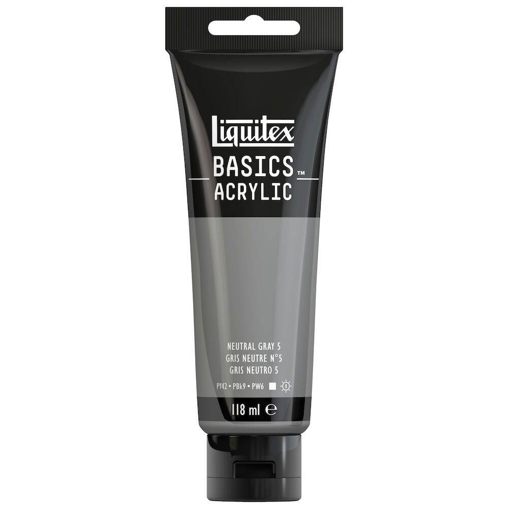 Liquitex Akrylmaling Basics Neutral Grey Valu K B Akrylmaling Online