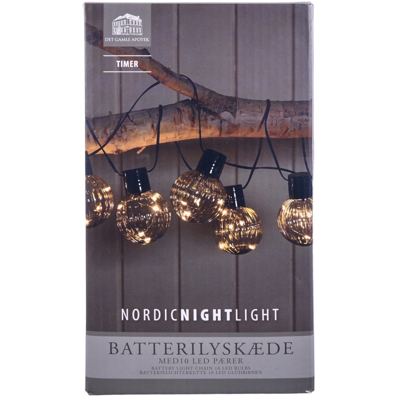 Lyskæde, 10 LED