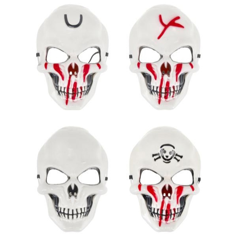 Maske, Dødningehoved, assorteret