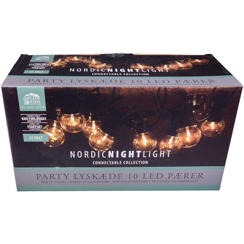 Lyskæde, startsæt, 3 m, 10 LED