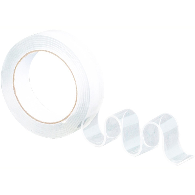 Dobbeltklæbende tape, Nano Gel Tape, 3 m