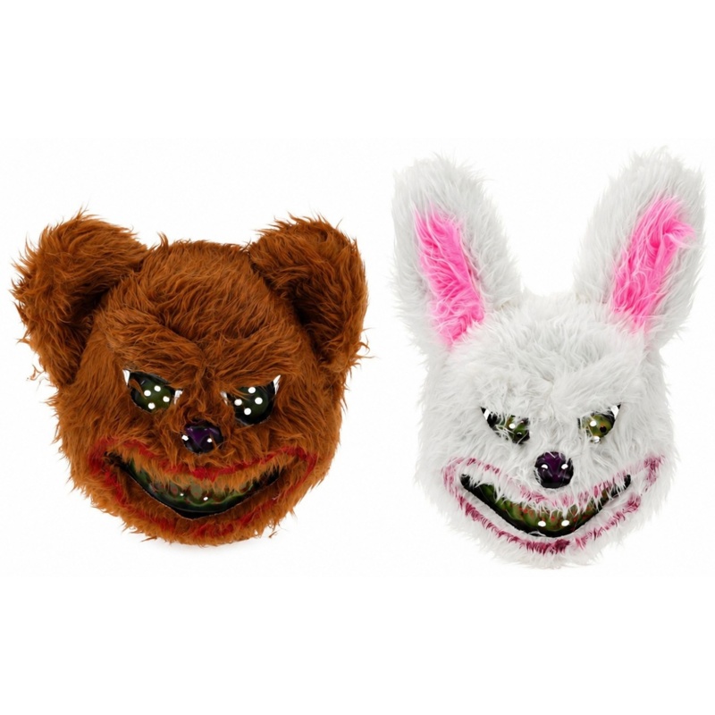 Halloweenmaske, assorteret