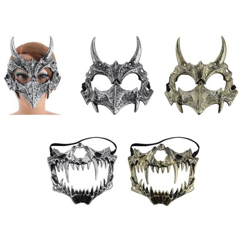 Halvmaske, 15 cm, assorteret