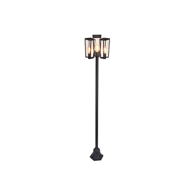 Standerlampe, Pine, 198,6 cm, mat sort