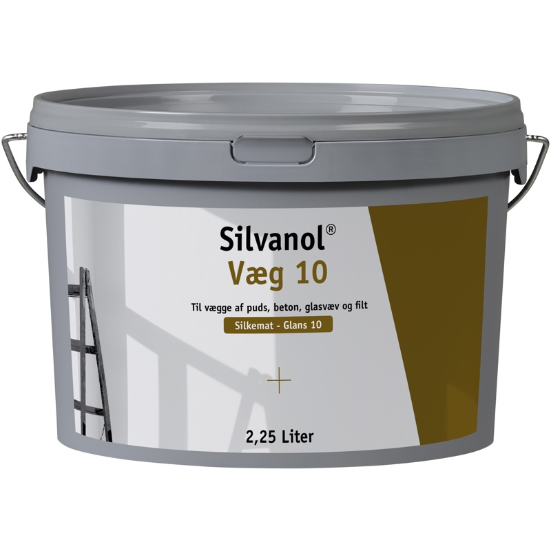 Silvanol, Vægmaling 10, hvid, 2,25 L