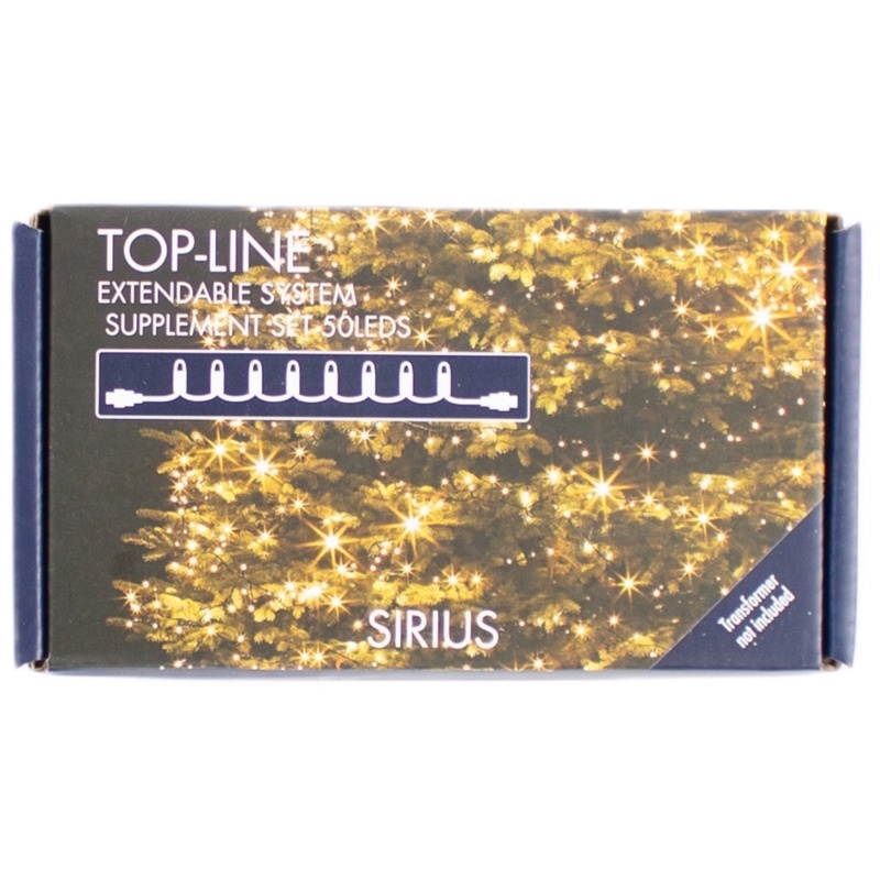 Sirius Top-Line, Lyskæde, supplering, 5 m, 50 LED