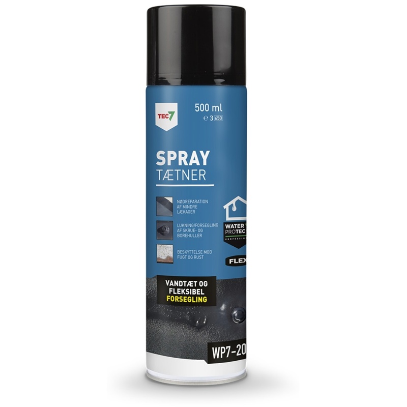 Tec7, Tætningsspray, WP7-201 Spray Tætner, 500 ml