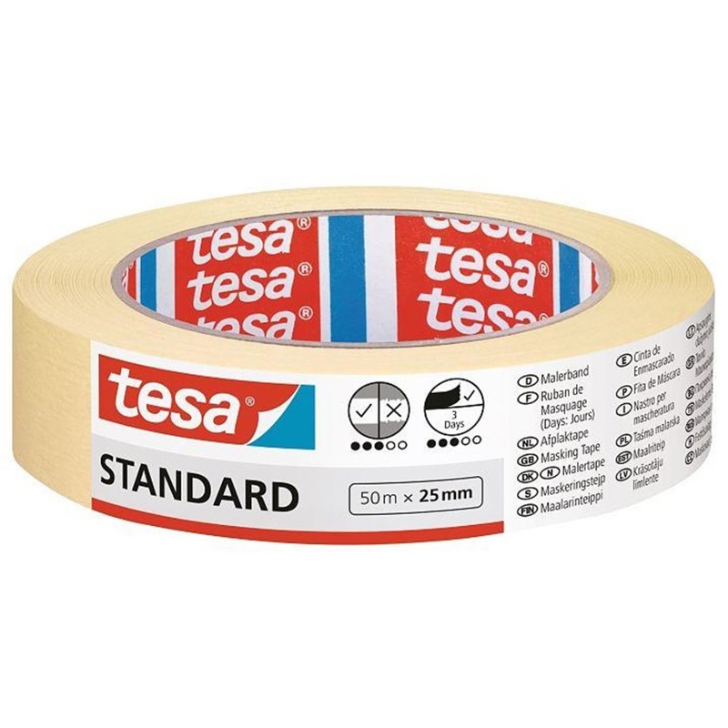 Tesa, Malertape, Standard, 25 mm x 50 m