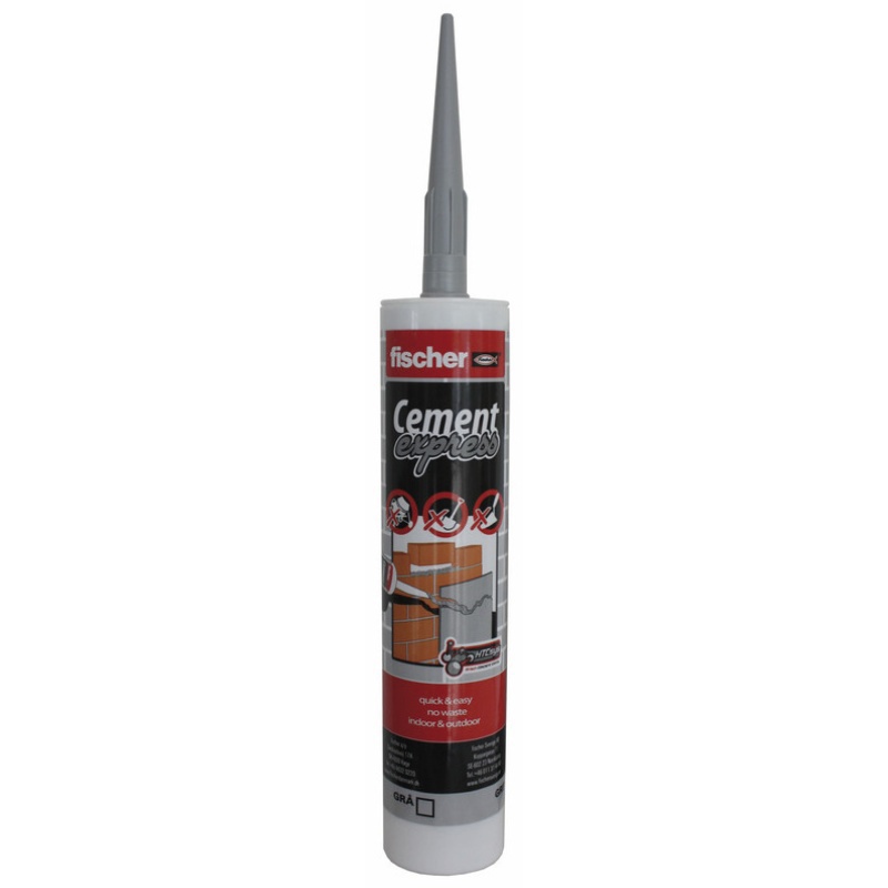 Fischer, Reparationsmørtel, cement, grå, 310 ml