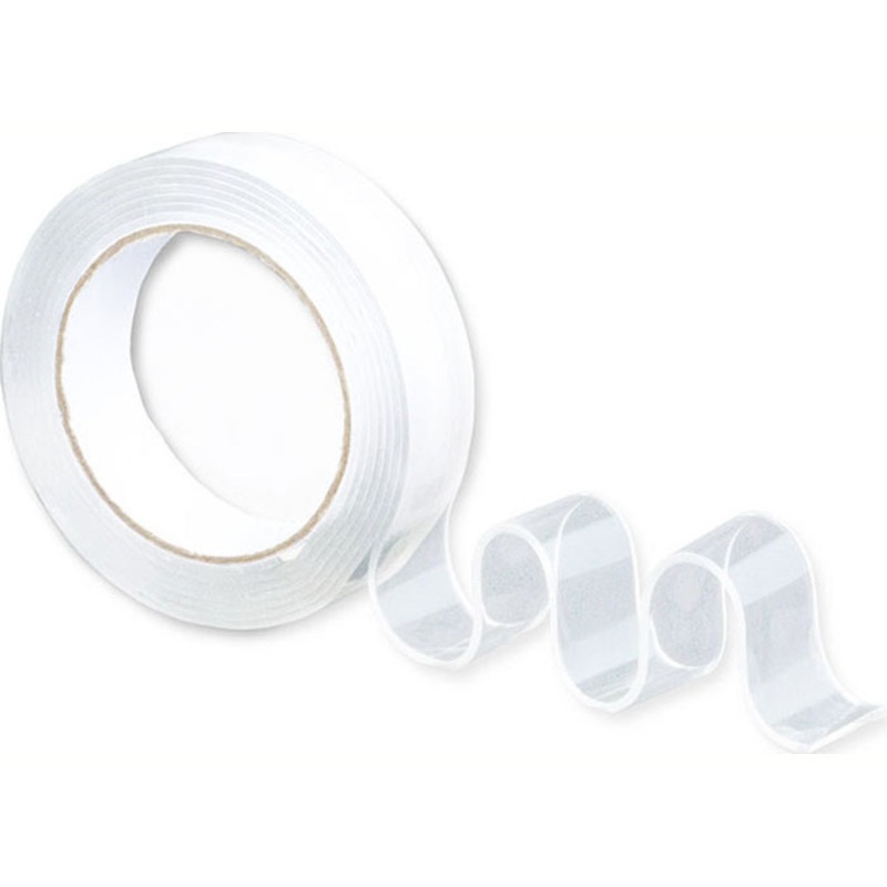Dobbeltklæbende tape, Nano Gel Tape, 5 m