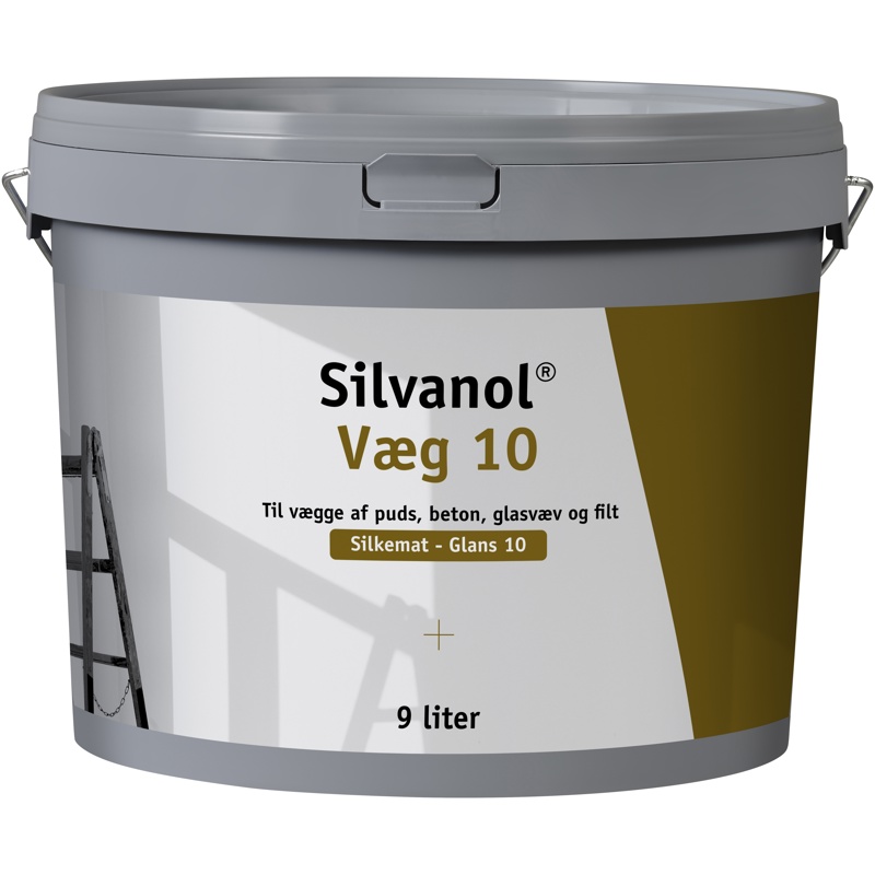 Silvanol, Vægmaling 10, hvid, 9 L
