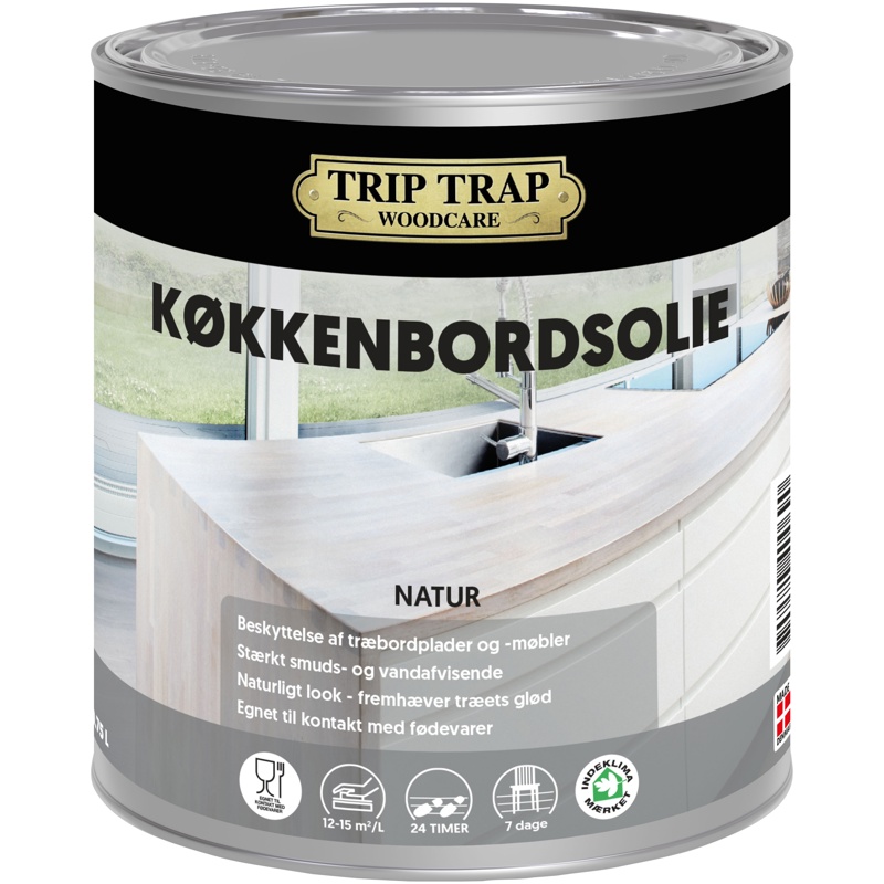 Trip Trap, Køkkenbordsolie, natur, 750 ml