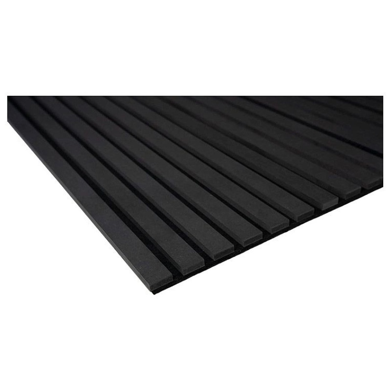 Fjordwall, Akustikpanel, MDF, sort, 18x600x2400 mm