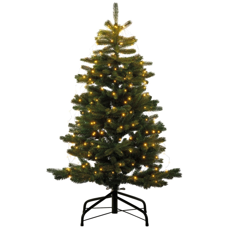 Sirius, Kunstigt juletræ m/195 LED-lys, Anni, 150 cm