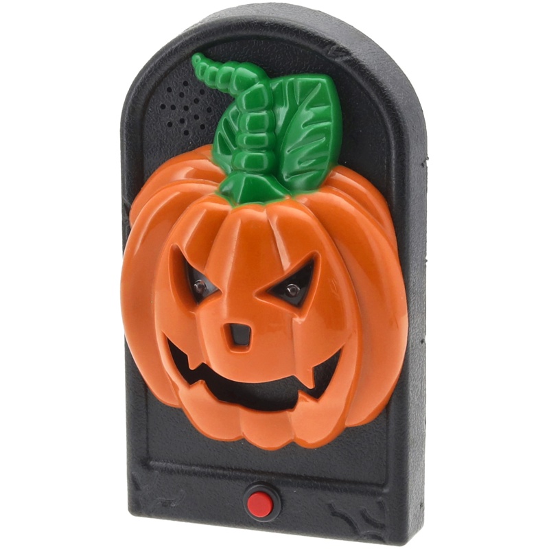 Halloween-dørklokke med animation, 20 cm