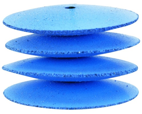 Proxxon, Linseformede silikoneskiver inkl. skaft, Ø22 mm, 10 stk.
