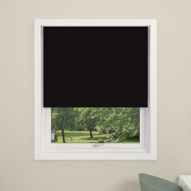 Debel, Rullegardin, Uni-Bo, mørklægning, sort, 90x210 cm