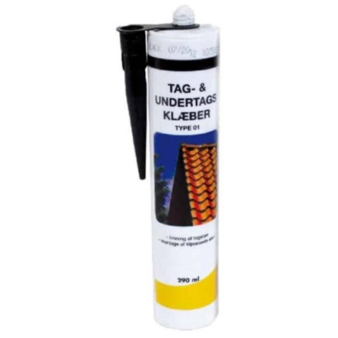 Klæbemasse t/tagkonstruktion, 290 ml, sort