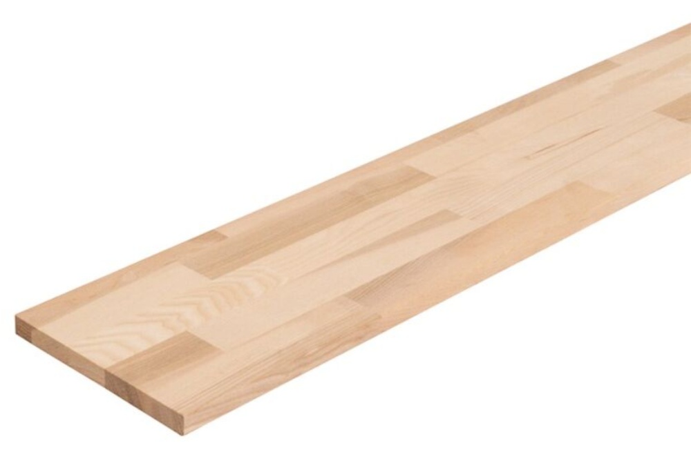 Skabt med omtanke, Hylde, massiv ask, 18x200x1200 mm