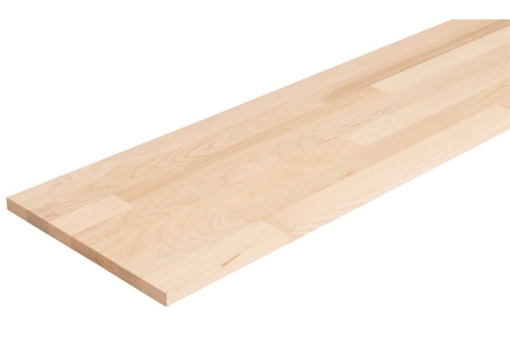 Skabt med omtanke, Hylde, massiv ask, 18x300x800 mm