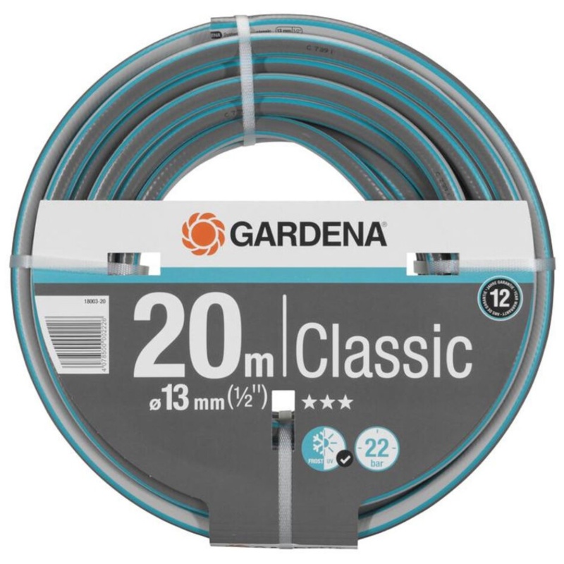 Gardena Classic, Haveslange, 13 mm (1/2"), 20 m