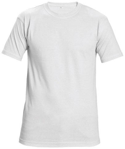 Cerva, T-shirt, Teesta, unisex, hvid