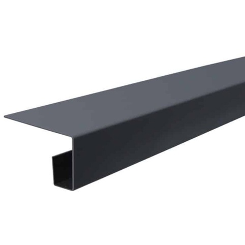 Endekant, dobbelt, 27x45 mm, sort