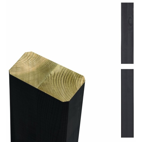 Plus, Drager, 45x90 mm, omlimet, sort