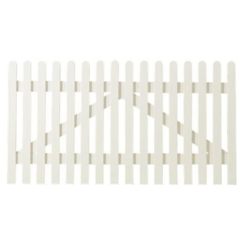 Plus Retro, Bred enkeltlåge, 150x80 cm, hvid