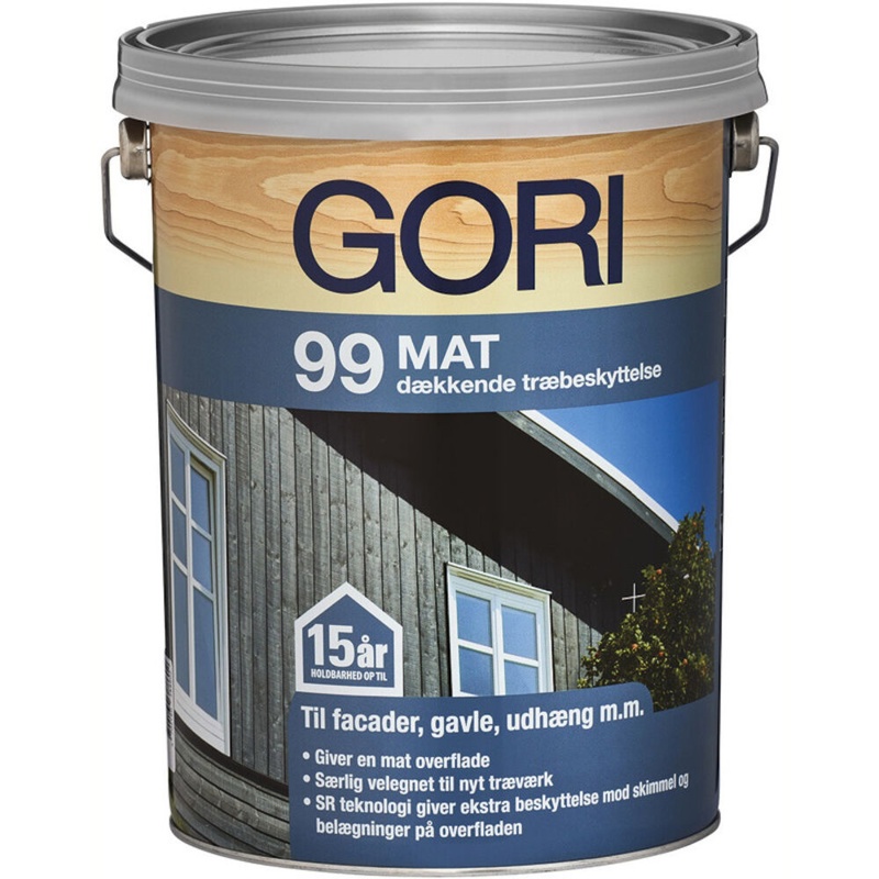 Gori 99, Dækkende træbeskyttelse, træfacader, base 10, 0,75 L
