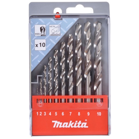 Makita, Borsæt, D-57205, HSS-G, 10 dele