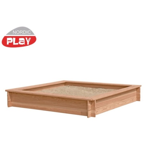 Nordic Play, Sandkasse, 150x150 cm, natur