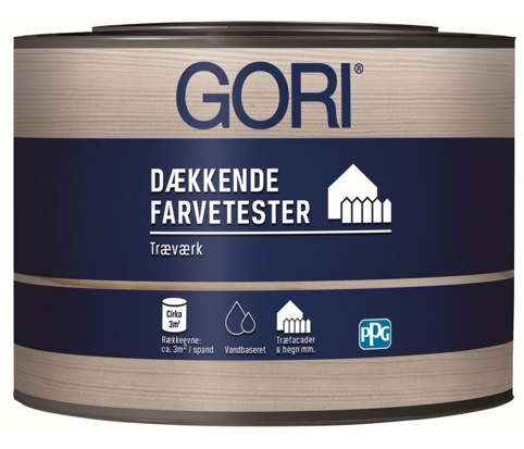 Gori, Dækkende farveprøve, træværk, base 30, 0,38 L