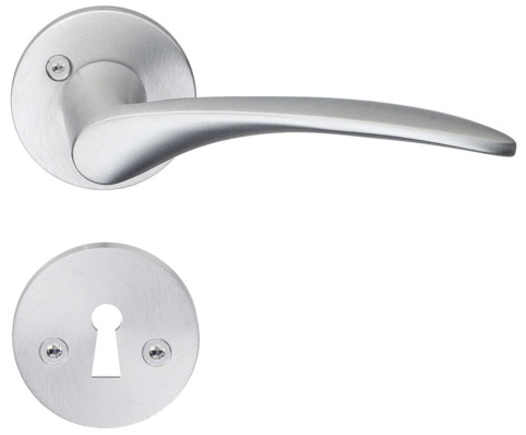 Beslagsboden, Dørgreb, Design, børstet krom, Ø22 mm