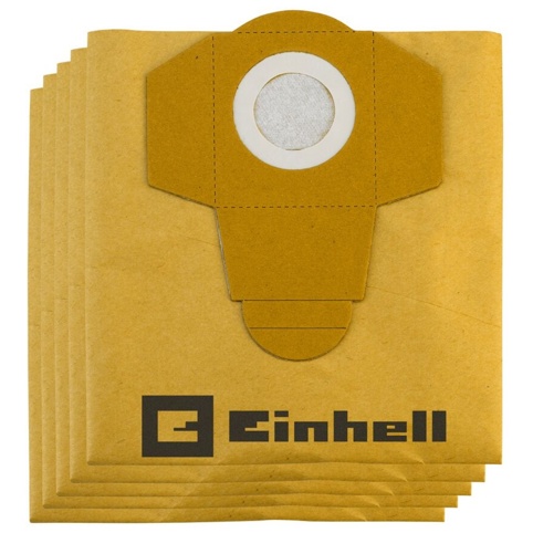 Einhell, Støvsugerposer, 30 L, 5-pak