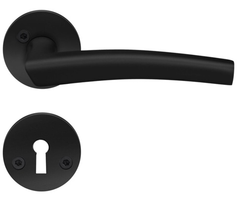 Beslagsboden, Dørgreb, mat sort, Ø14 mm