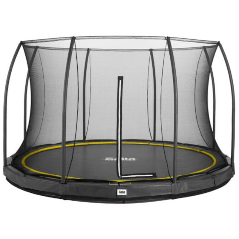 Salta, Trampolin m/sikkerhedsnet, Comfort Edition Ground, Ø366 cm