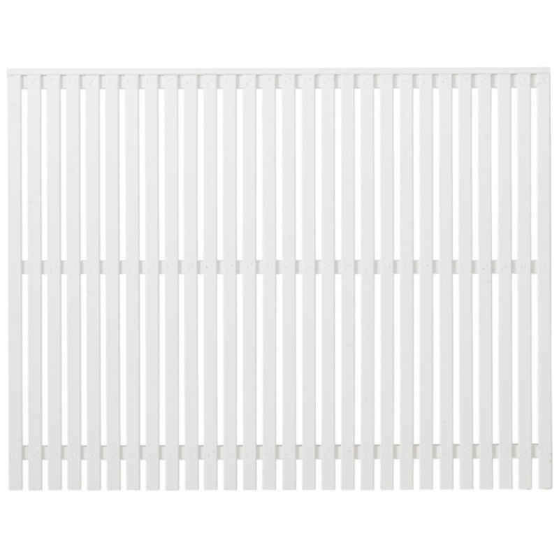 Plus Sendai, Havehegn, 180x140 cm, hvid