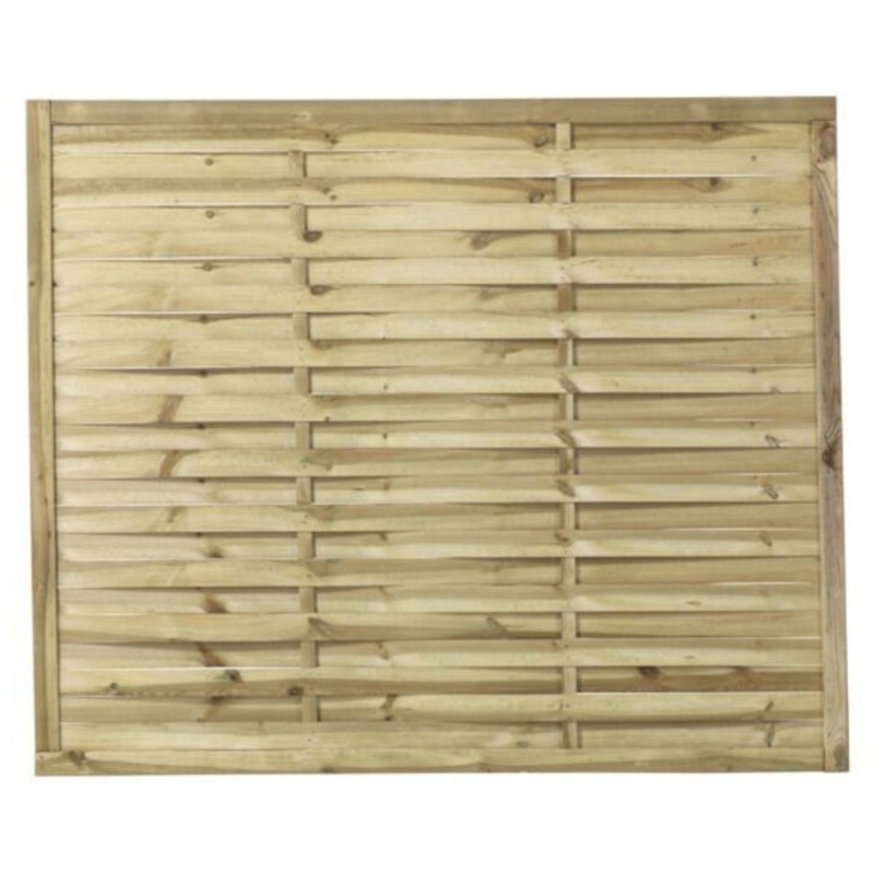 Lamelhegn, 180x150 cm, natur