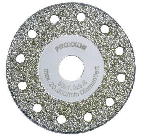 Proxxon, Diamantbelagt skære- og slibeskive t/ LHW, Ø50 mm