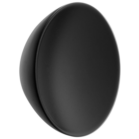 Beslagsboden, Møbelknop, mat sort, Ø34 mm