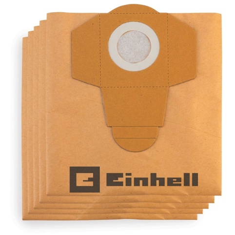 Einhell, Støvsugerposer, 25 L, 5-pak