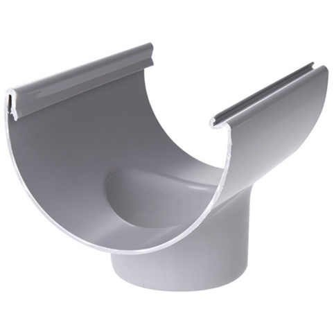 Plastmo Plast, Tudstykke, Ø90 mm, grå