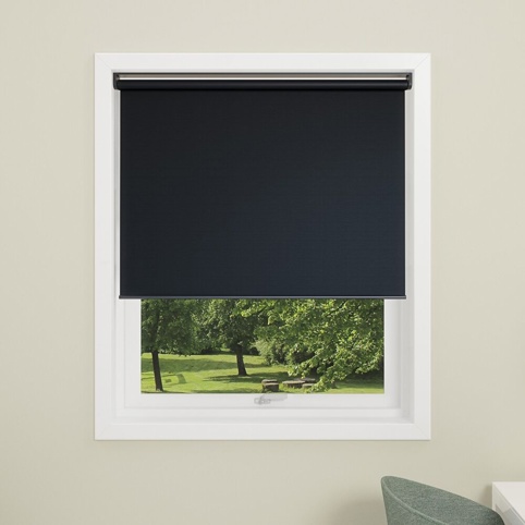 Debel, Rullegardin, Touch, mørklægning, sort, 160x210 cm