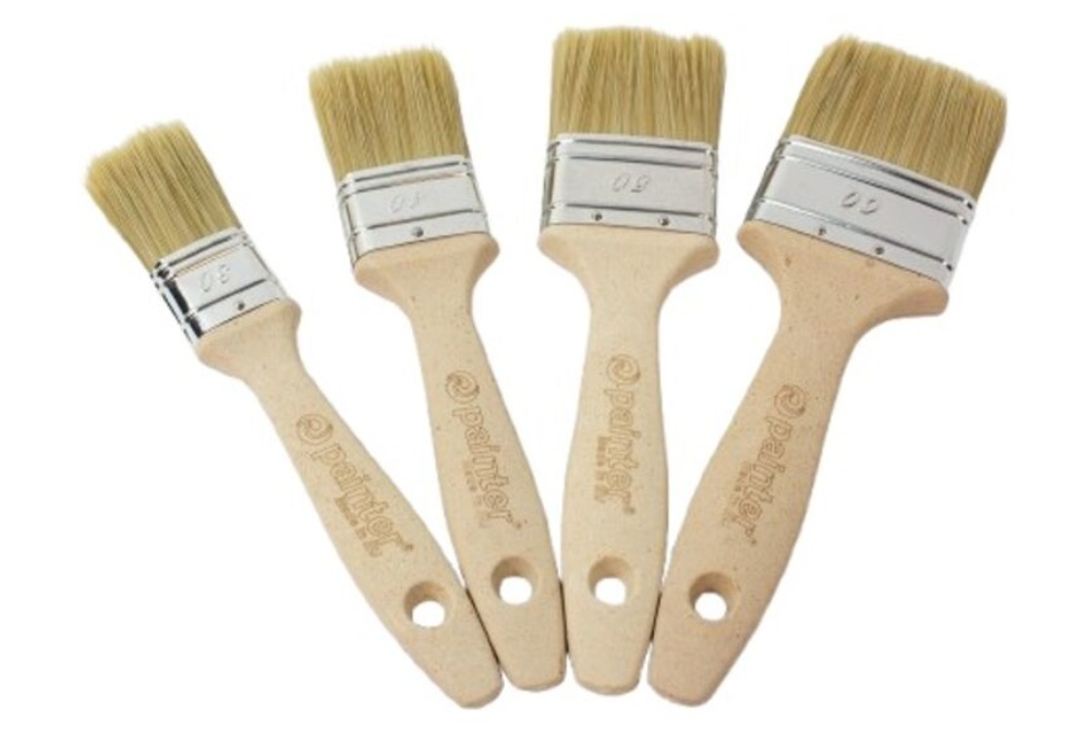 Painter, Penselsæt, flad, 4-pak