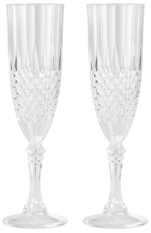 Champagneglas, 25 cl, 2 stk.