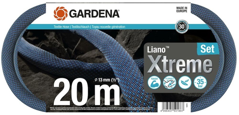 Gardena Liano Xtreme, Tekstilslange, 13 mm (1/2"), 20 m