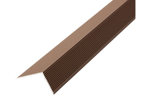 Wimex, L-coverliste, 40x60x3600 mm, jordbrun