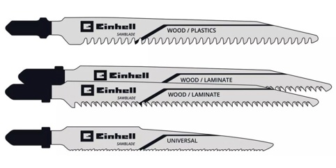 Einhell, Stiksavsklinger, træ/metal, 4 stk.