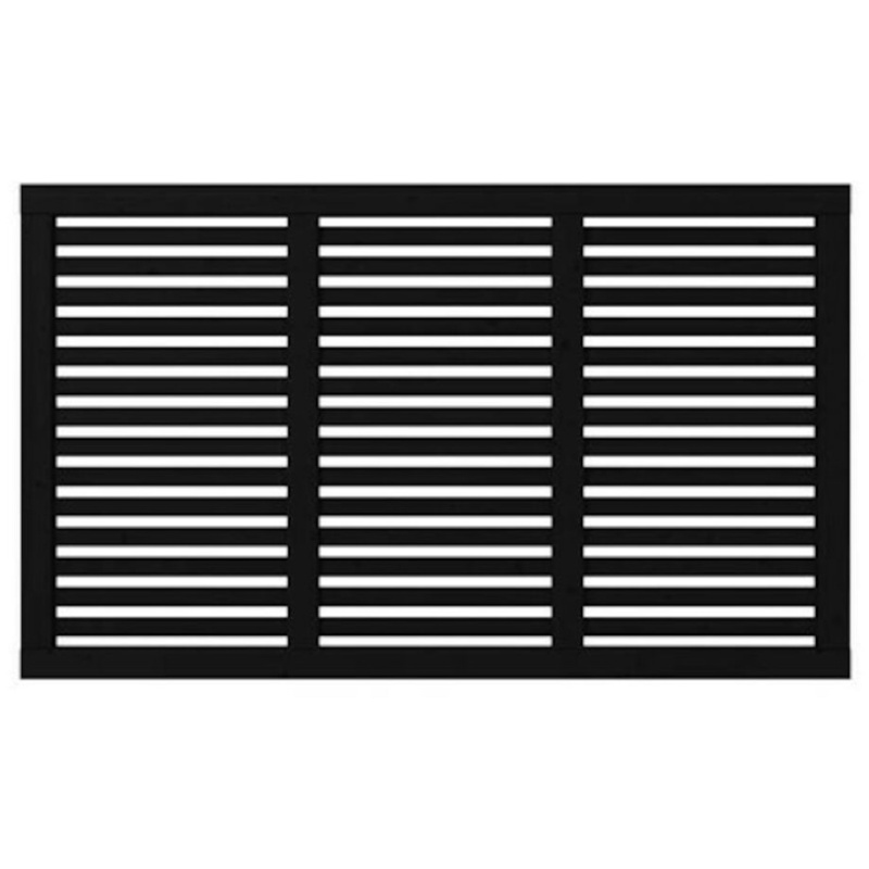 Plus Harmoni, Havehegn, 180x107 cm, sort